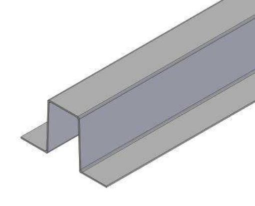 Imagen de OMEGA FALSO TECHO 17x30x20 (0,6) 5.000 mm GALVA.